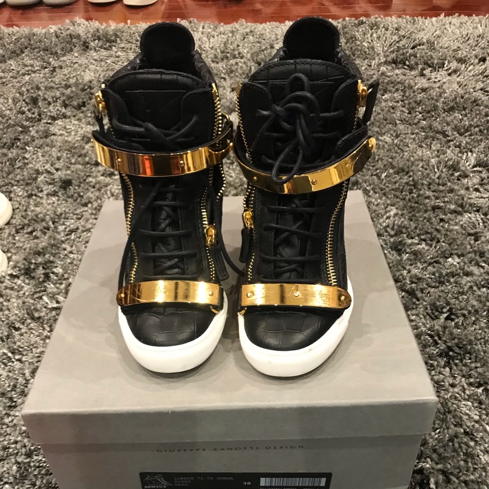 Giuseppe wedge sneaker.